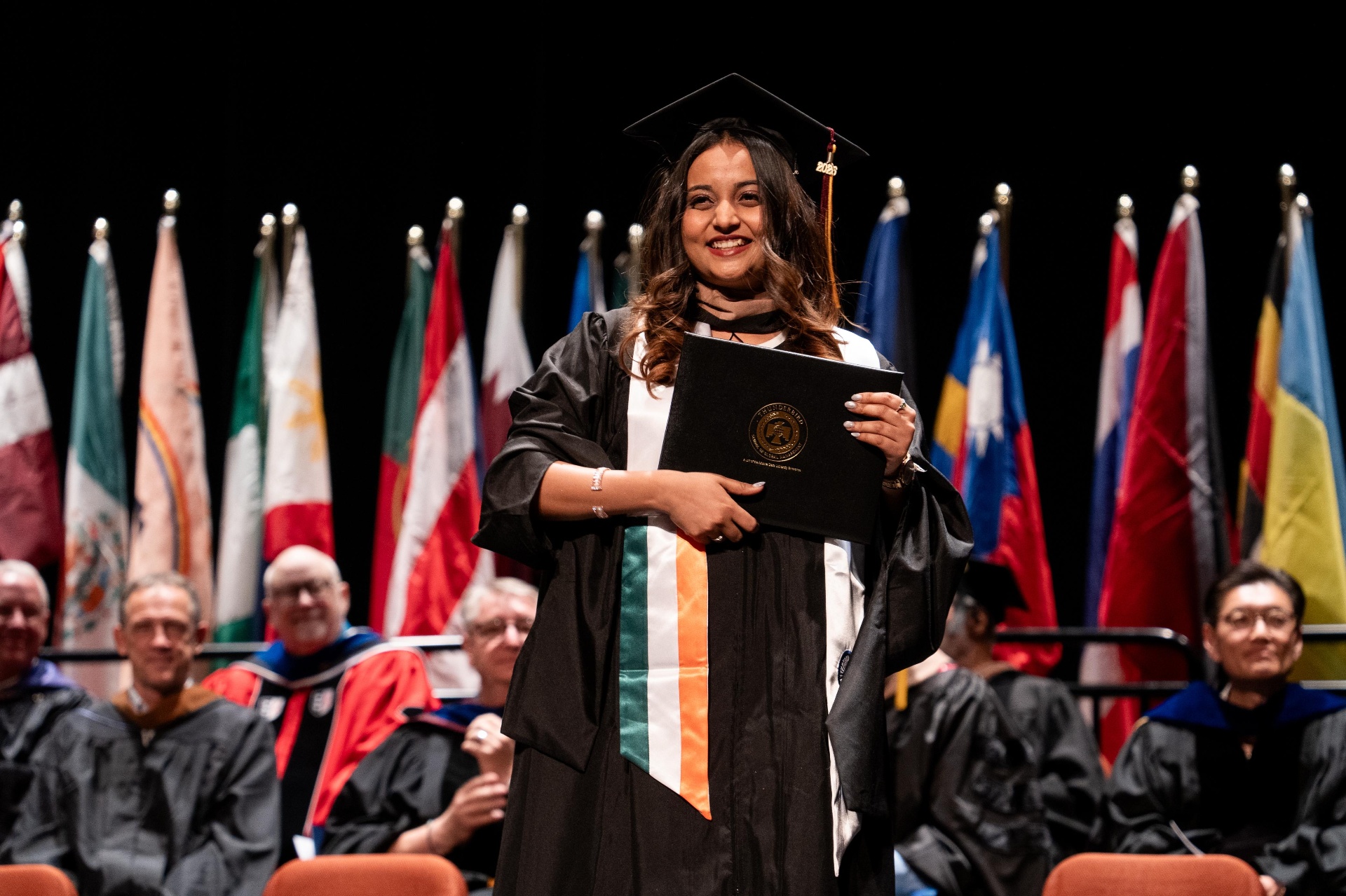 Juhi Bhandari at Thunderbird ASU graduation